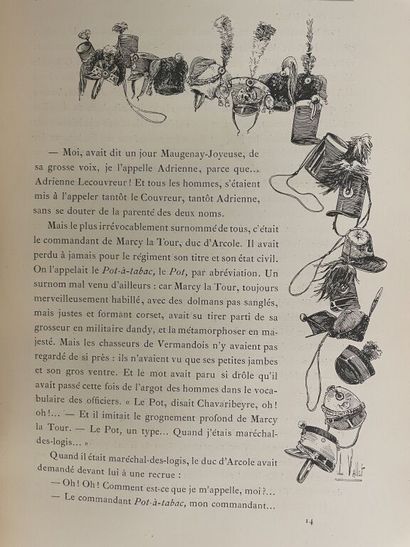 null VALLET. HERMANT (Abel). Le cavalier Miserey. Paris, Piaget, 1888. In-4, demi-chagrin...