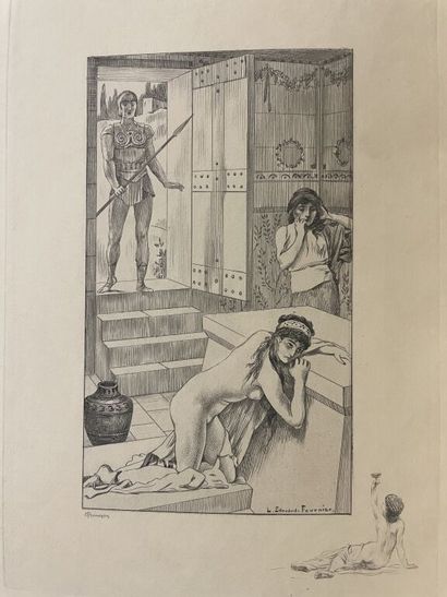 null [Illustrated early 20th century]. Set of 11 books: 

- FOURNIER. PÉTRONE. The...