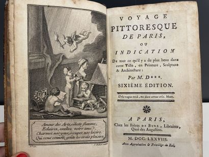 null [Paris]. [DEZALLIER D'ARGENVILLE (Antoine-Nicolas)]. Voyage pittoresque de Paris,...