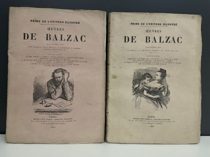 null BALZAC (Honoré de). OEuvres illustrées (8 vols.) [And] OEuvres de jeunesse (2...