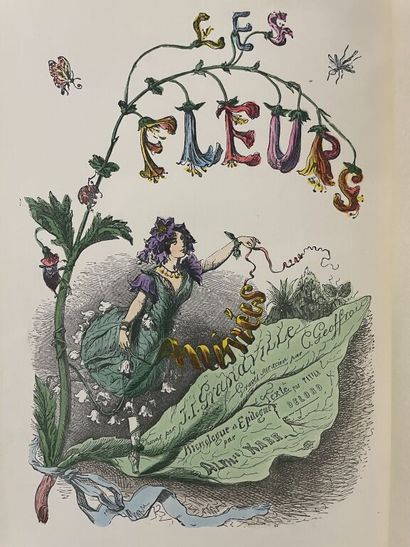 null GRANDVILLE. KARR (Alphonse), DELORD (Taxile), FOELIX (Comte). Les fleurs animées....
