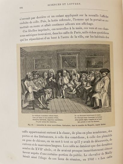 null LACROIX (Paul). XVIIIme siècle. Lettres, sciences et arts. France, 1700-1789....