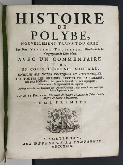 null [Gravure. XVIIIe siècle]. - POLYBE ; FOLLARD. Histoire de Polybe nouvellement...