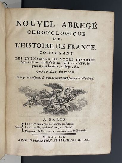 null [HÉNAULT (Charles-Jean-François)] New chronological abridgement of the history...