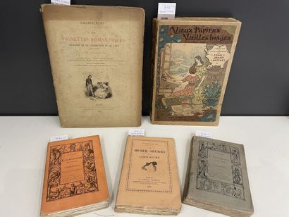 null CHAMPFLEURY. Ensemble de 4 ouvrages en 4 volumes. 

- Histoire de la caricature...
