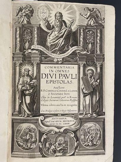 null [Bible, Old Testament, Psalms (Latin-French), 1725.] Le Pseautier de David,...