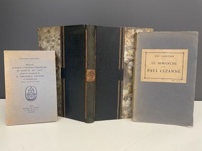 null LARGUIER (Léo). Réunion de trois ouvrages en 3 volumes :

- Le père Corot. Paris,...
