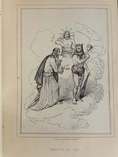 null [Illustrés du XIXe siècle]. Ensemble de 7 ouvrages : 

- ADAM. FLORIAN. Fables,...