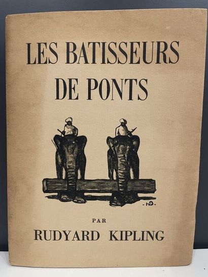 null DELUERMOZ. KIPLING (Rudyard). Les bâtisseurs de ponts. Paris, Mornay (Les Beaux...