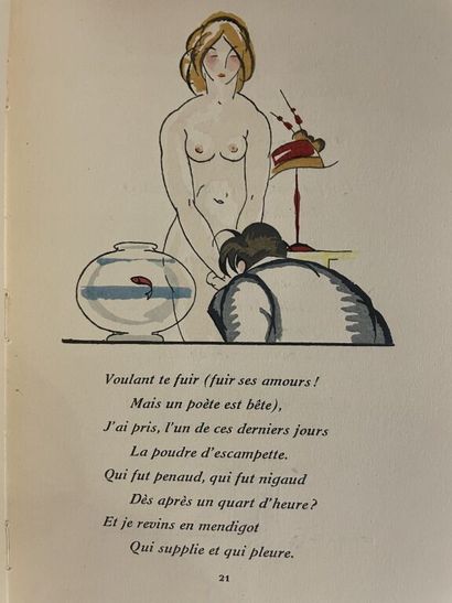 null [Erotica]. Collection of 10 illustrated books.

- HÉMARD. RETIF DE LA BRETONNE....