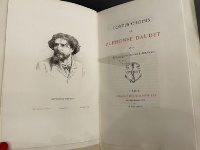 null BURNAND. DAUDET (Alphonse). Contes choisis. Paris, Librairie des Bibliophiles...