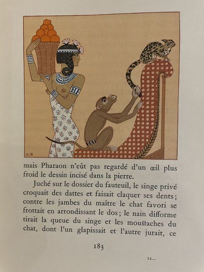null BARBIER. GAUTIER (Théophile). Le roman de la momie. Paris, Mornay (Les Beaux...