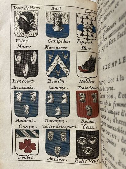 null BARON (Jules). The heraldic art, containing the way to learn easily the blazon,...