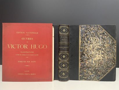 null [HUGO (Victor)]. Édition nationale. Grandes compositions [titre au dos du volume]....