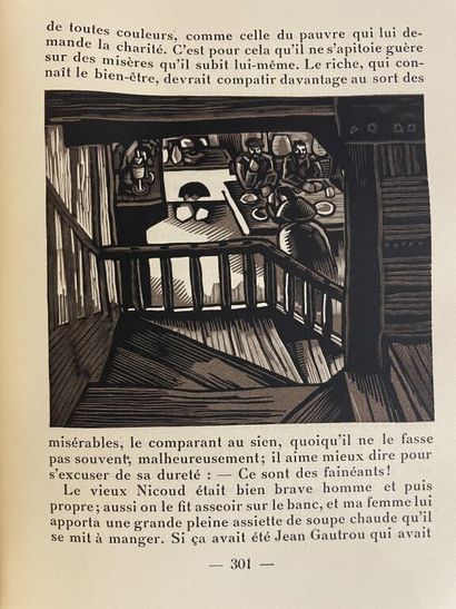 null SOULAS. LE ROY (Eugène). Le moulin du Frau. Paris, Mornay (Les beaux livres,...