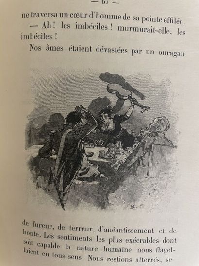 null VIERGE. HUGO (Victor). L'homme qui rit. Paris, Librairie illustrée (coll. Bibl....