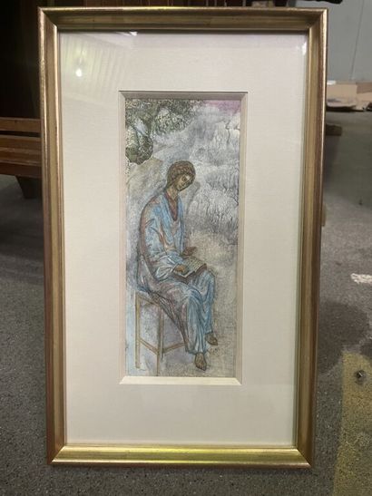 null School of the XXth century

Lot of 6 watercolors on paper framed.

One has a...