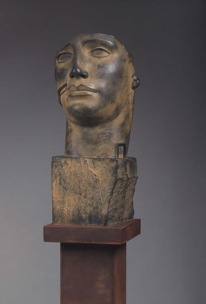 null . Igor MITORAJ (1944-2014)

Tindaro, Frère d'Icare, 1991.

Sculpture en bronze...