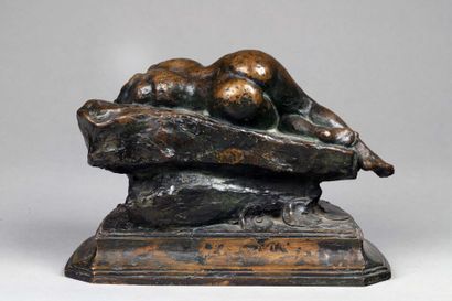null Alexandre CHARPENTIER (1856-1909)

« Naïade sur un rocher ».

Sculpture formant...