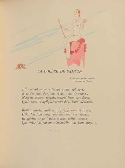 null LÉONNEC. DONNAY (Maurice). Poèmes. Paris, Cent centraux bibliophiles, 1927....