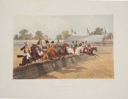 null [Hippologie ; Équitation]. ADAM (Albert), DRAKE (Tom). France. École de cavalerie....