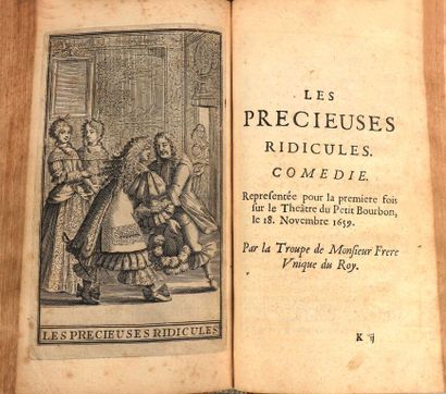 null MOLIÈRE. Les oeuvres de Monsieur de Molière. Reveuës, corrigées & augmentées....