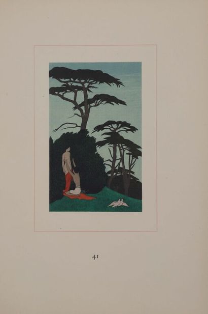 null MARTY. CANTIQUE (Le) des Cantiques. [Paris], Fernand Hazan, 1949. In-4, en feuilles,...
