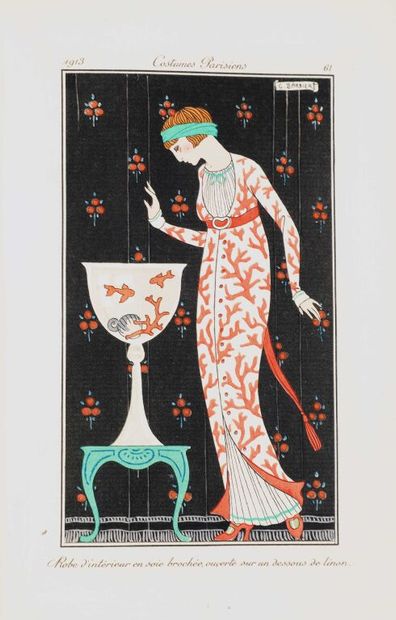 null [Mode]. JOURNAL des dames et des modes. Paris, Aux bureaux du journal des Dames,1913-14....