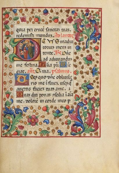 null 
[Manuscrit enluminé du XVIe siècle]. Livre d'heures d'Antoine de Savoie-Raconis...