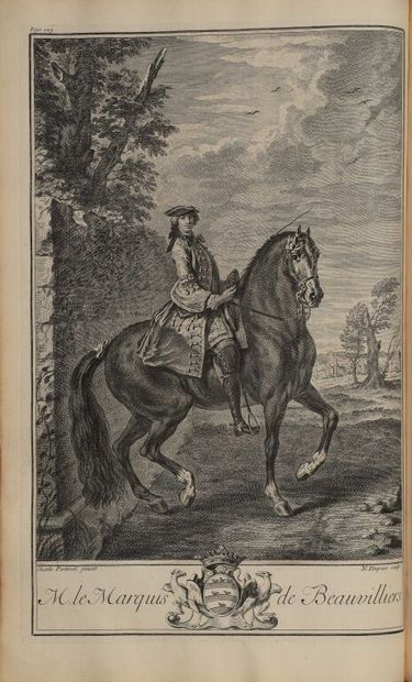 null [Hippologie ; Équitation]. LA GUÉRINIÈRE (François Robichon de). École de cavalerie,...
