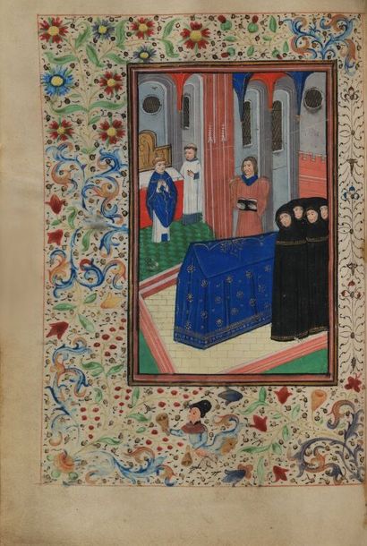 null 
[Manuscrit enluminé du XVe siècle]. Livre d'heures de Jean de Mahieu et Jacqueline...