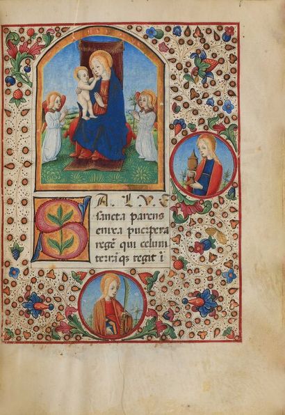 null 
[Manuscrit enluminé du XVIe siècle]. Livre d'heures d'Antoine de Savoie-Raconis...