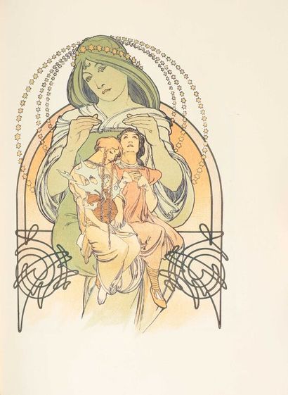 null MUCHA. FLERS (Robert de). Ilsée princesse de Tripoli. Paris, Piazza, 1897. In-folio,...
