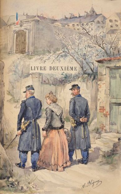 null BLIGNY. GONCOURT (Edmond de). La fille Elisa. Paris, Charpentier, 1877. In-12,...