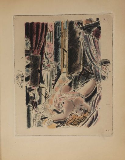 null DIGNIMONT. BERNARD (Tristan). Amants et voleurs. Paris, La Roseraie, 1927. In-4,...