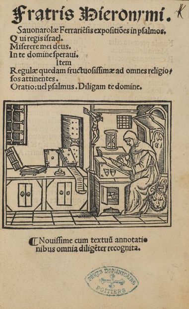 [Livre du XVIe siècle]. SAVONAROLA (Girolamo)....