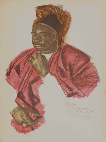  IACOVLEFF (Alexandre). Dessins et peintures d'Afrique. Paris, Jules Meynial, [1927]....