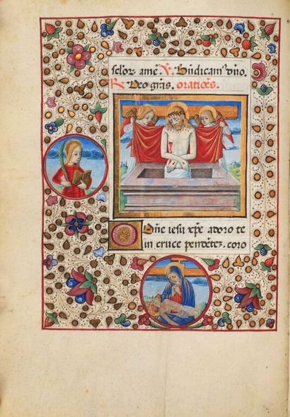 null 
[Manuscrit enluminé du XVIe siècle]. Livre d'heures d'Antoine de Savoie-Raconis...