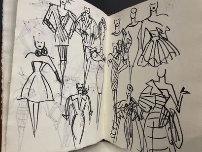 null Michael ROBERTS (born in 1947). 

Heterogeneous set of sketches:

- [Fashion]...