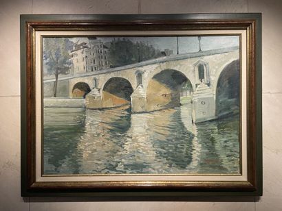 Marie-Josèphe TOURNON (1938)

Le pont-Marie.

Huile...