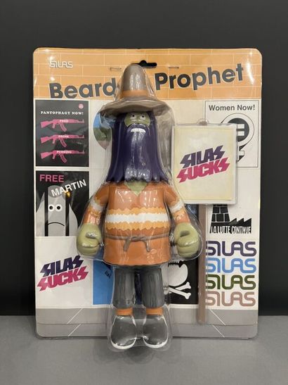  [James JARVIS] & SILAS & MARIA Ltd 
Bearded prophet (Orange and purple), 2001. 
H....