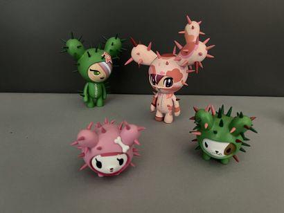 null TOKIDOKI + Simone LEGRO & STRANGECO. 

[Cactus Friends Series]. 

4 figures...