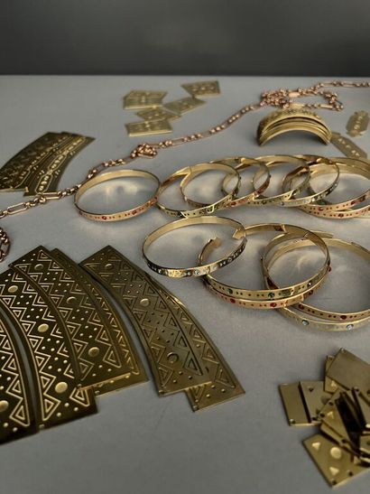  [FRAIS JUDICIAIRES : 14,28% TTC] Lot de bijoux fantaisies ethniques de la marque...