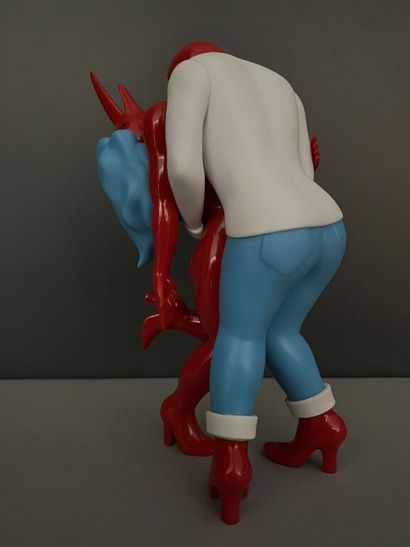 null Piet PARRA & KIDROBOT.

Pierced (Blue and red), 2012. 

Limited edition of 300...