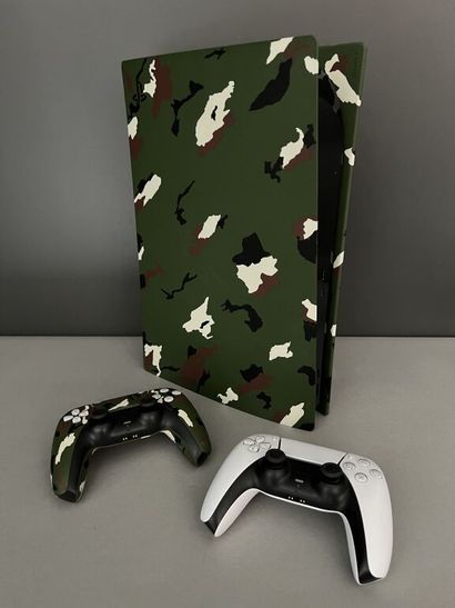 null [JUDICIAL CHARGES: 14.28% VAT included] Playstation 5 model CFI-1000A camouflage...