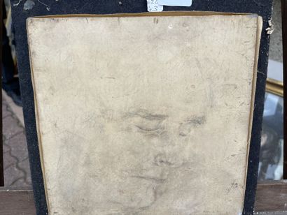 null School of the XXth century

Study of a face.

Graphite on wood.

Bears a signature...
