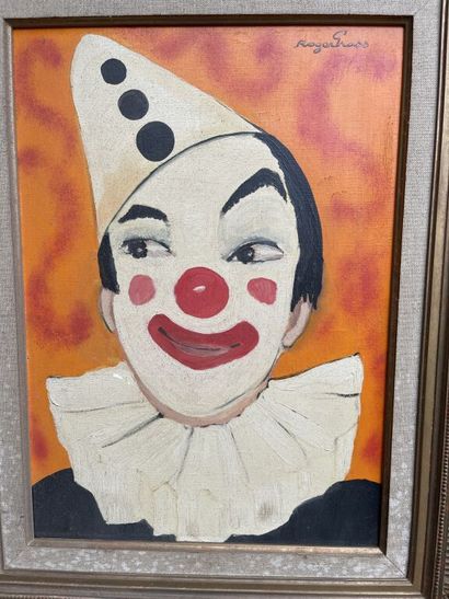 null Roger GRASS (XX)

Portrait de clown.

Huile sur toile.

Signée en haut à gauche.

46...