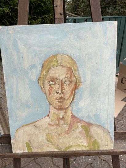 null Antoine MAYO (1905-1990)

Portrait de femme.

Huile sur toile.

Signée en bas...