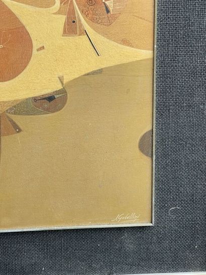 null Jean GUBELLINI (1930)

Composition abstraite.

Huile sur panneau.

Signée en...