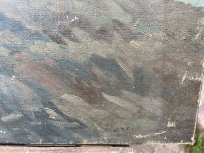 null Marcel BARON (1872-1956)

Paysage de bord de mer.

Huile sur toile.

Signée...